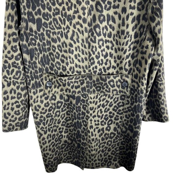 BlankNYC Lush Olive Green Animal Print Faux Suede Jacket - Picture 9 of 12